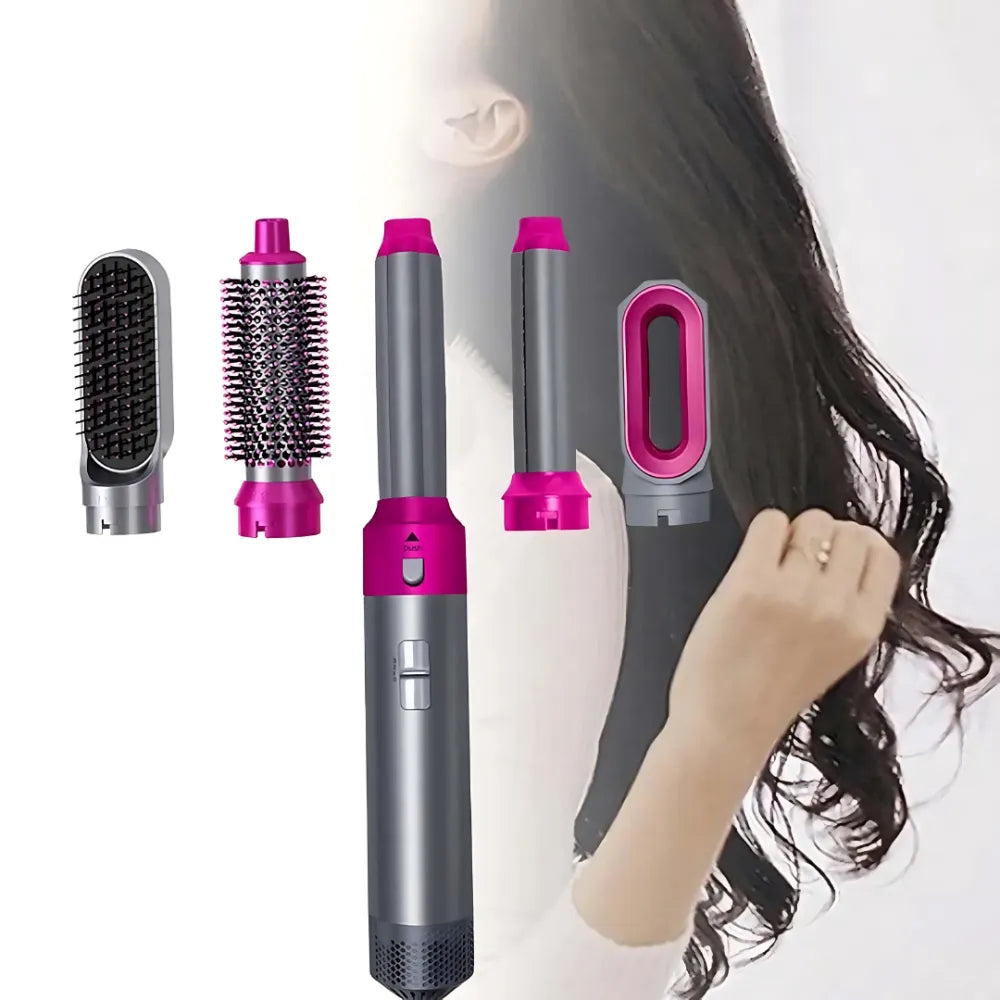 Muti-functional 5 in 1 hair styling tool