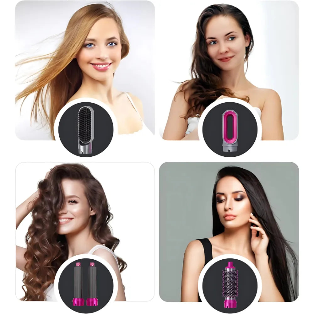 Muti-functional 5 in 1 hair styling tool
