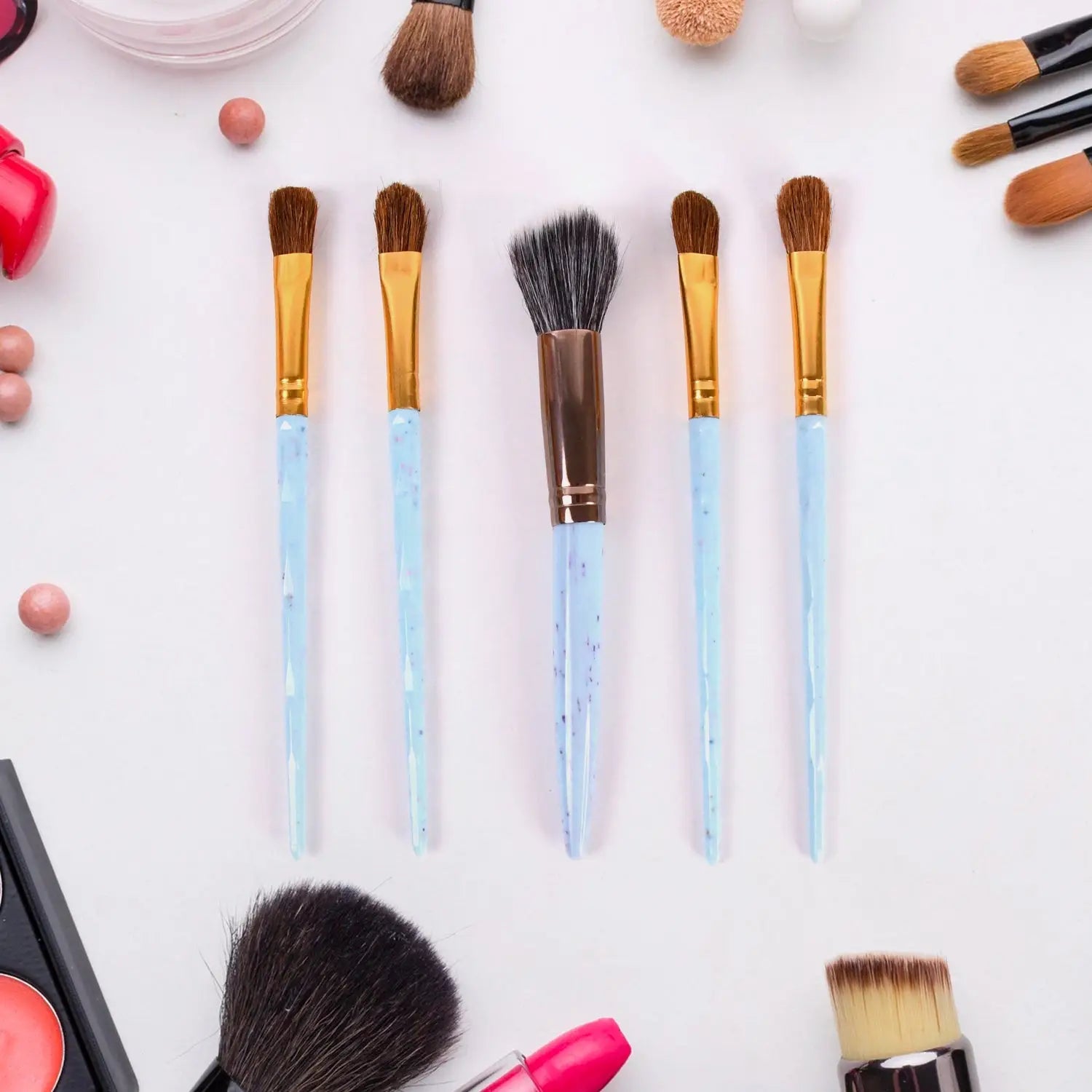 Pro makeup brush kit