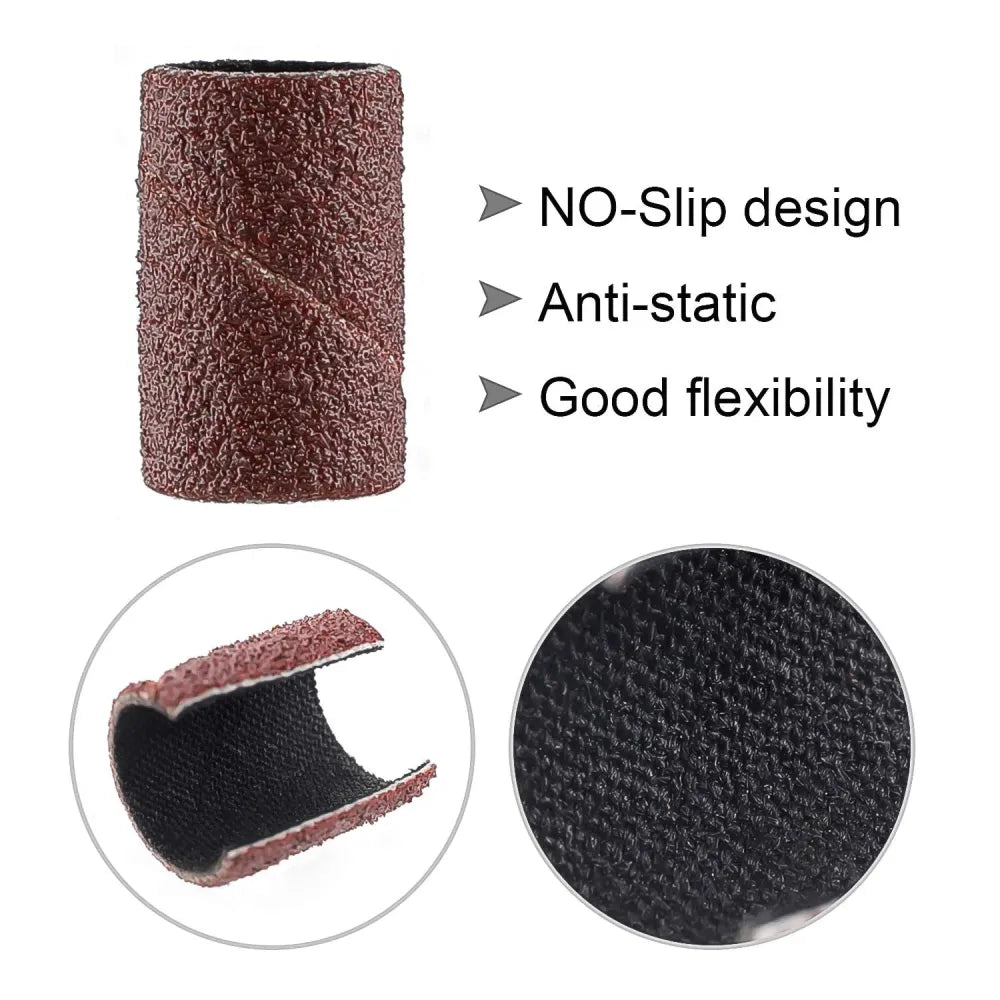 Nail drill sanding band machine replacement bits pedicure tool (10 pcs set) - health care