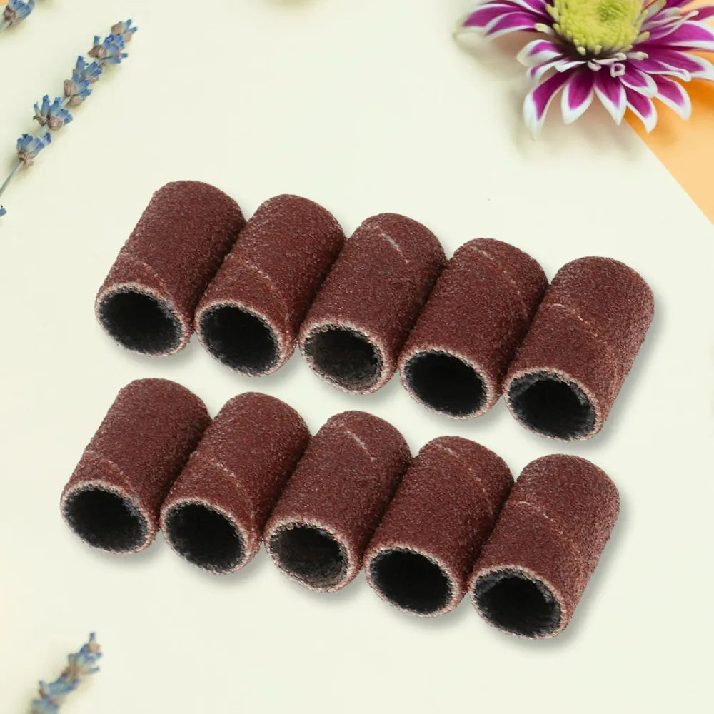 Nail drill sanding band machine replacement bits pedicure tool (10 pcs set) - health care