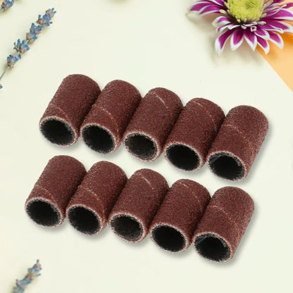 Nail drill sanding band machine replacement bits pedicure tool (10 pcs set) - health care