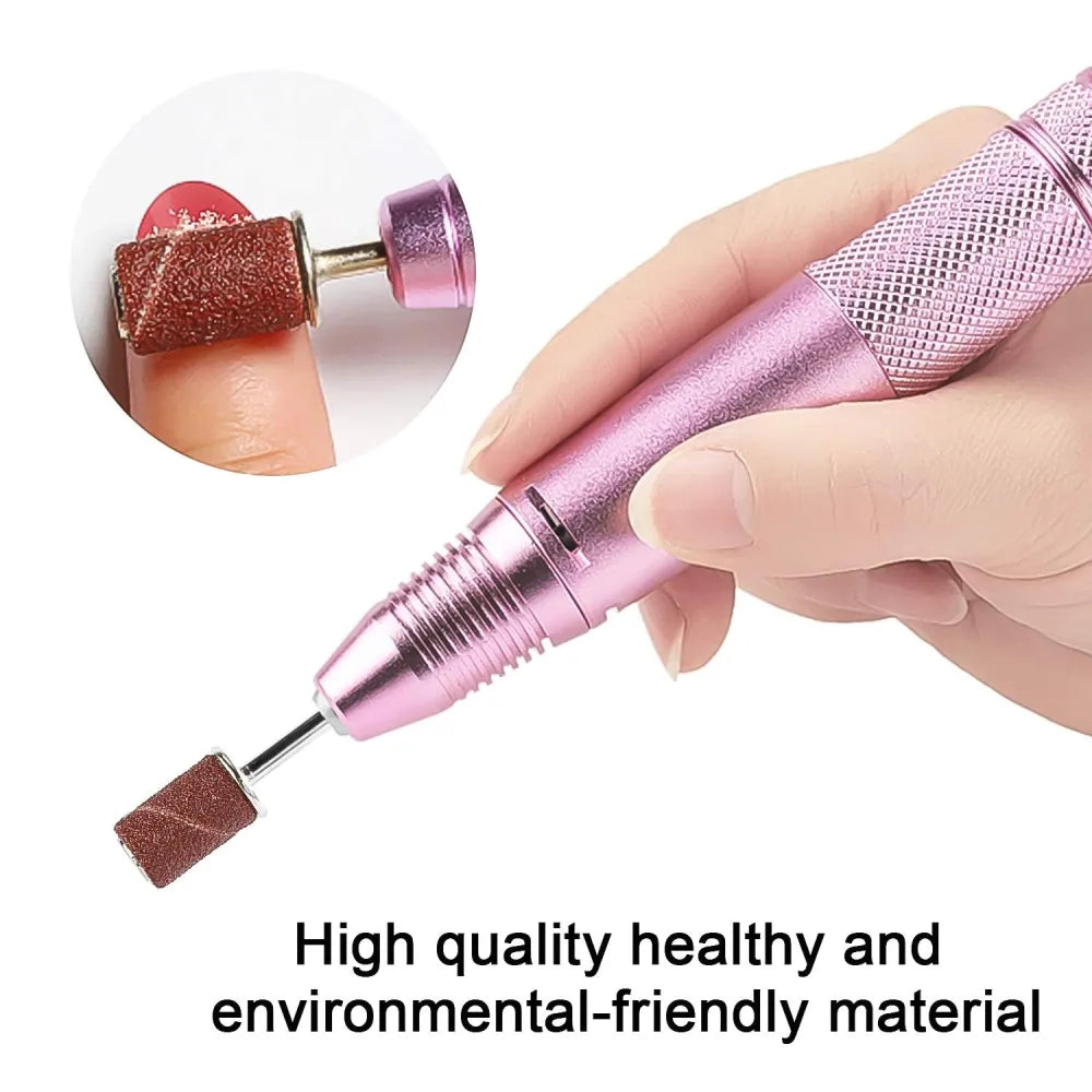 Nail drill sanding band machine replacement bits pedicure tool (10 pcs set) - health care