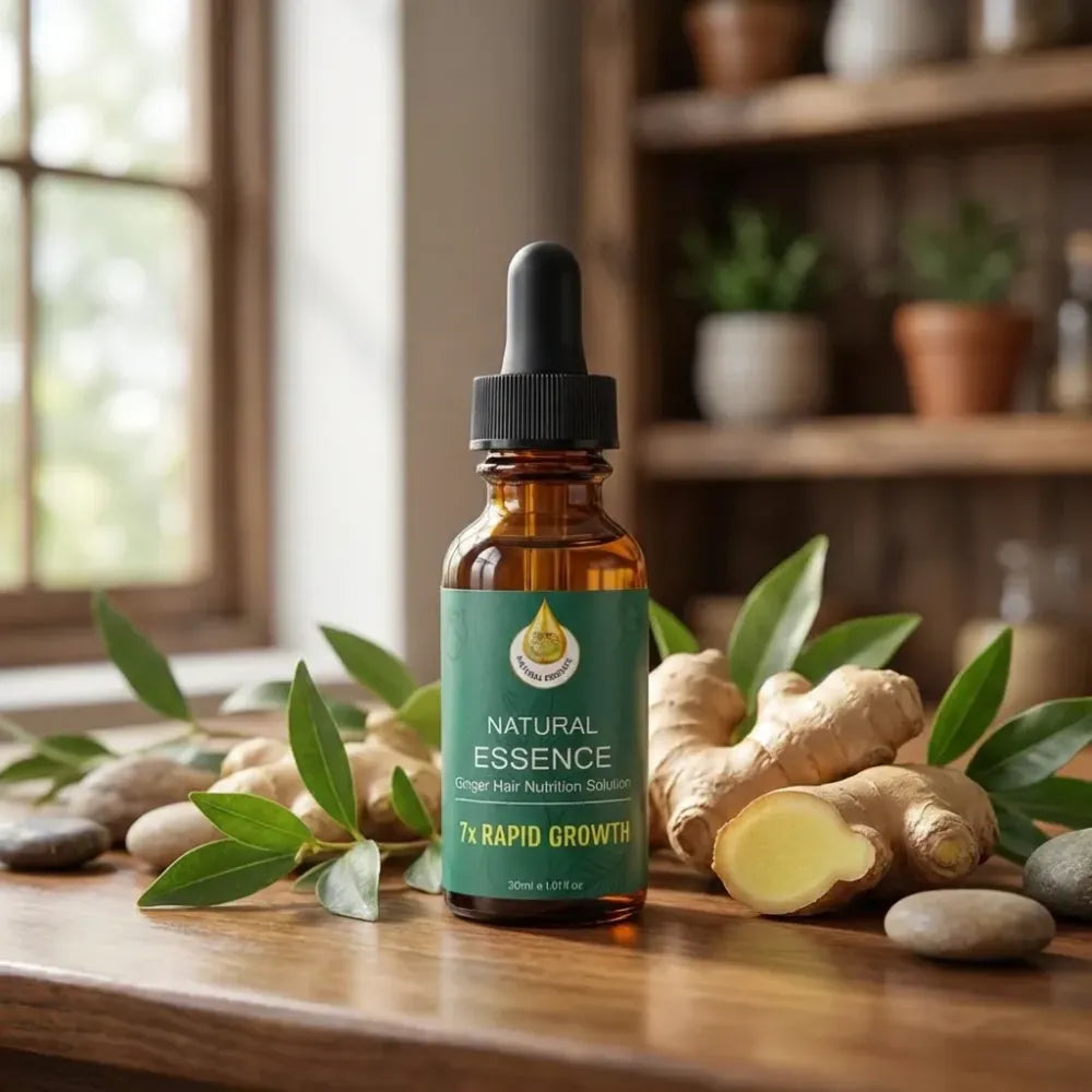 Natural essence ginger hair nutrition solution 7* rapid growth 30ml