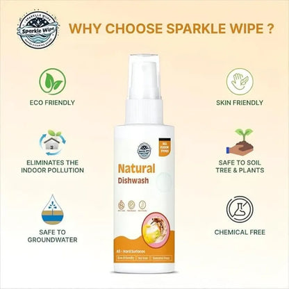 Natural liquid dishwash (pack of 2)