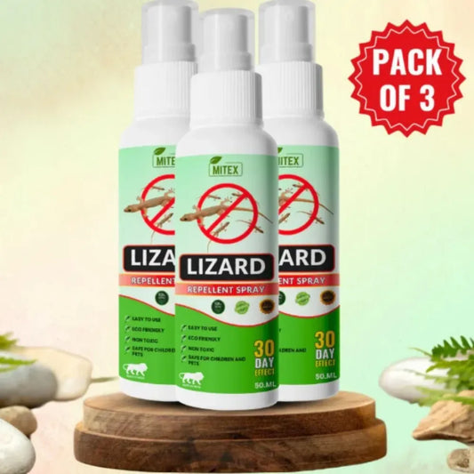 Natural lizard repellent spray