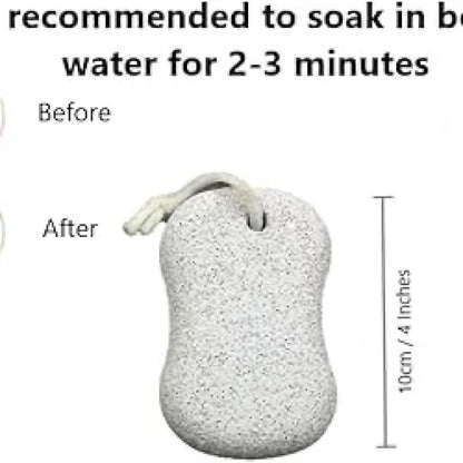 Natural oval pumice foot scrubber - health & beauty