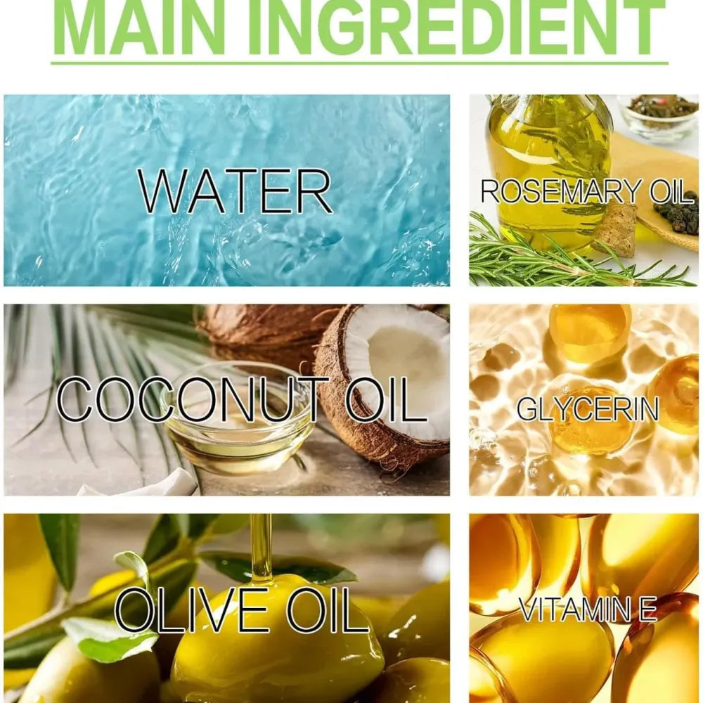 Natural rosemary hair oil