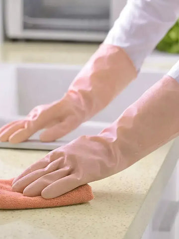 Natural Rubber Cleaning Gloves