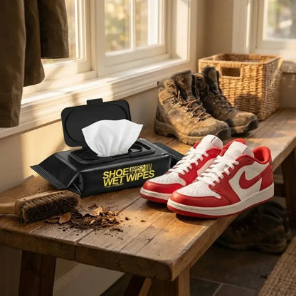 Natural sneaker cleaner wipes