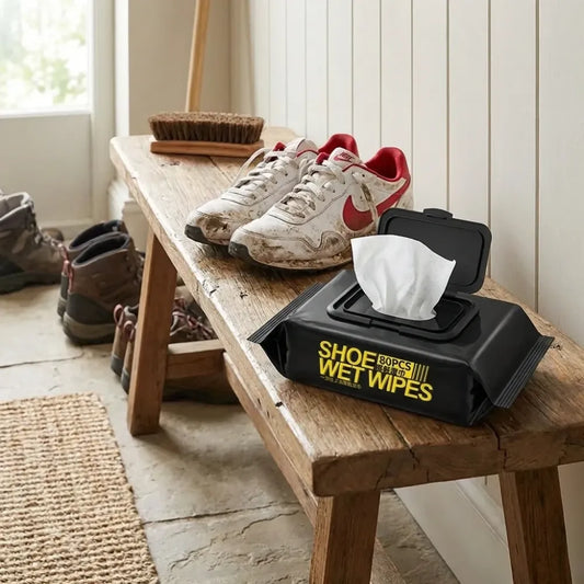 Natural sneaker cleaner wipes