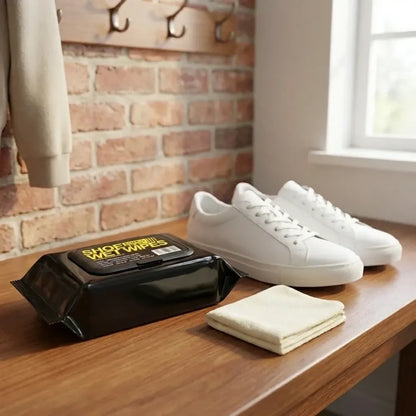 Natural sneaker cleaner wipes