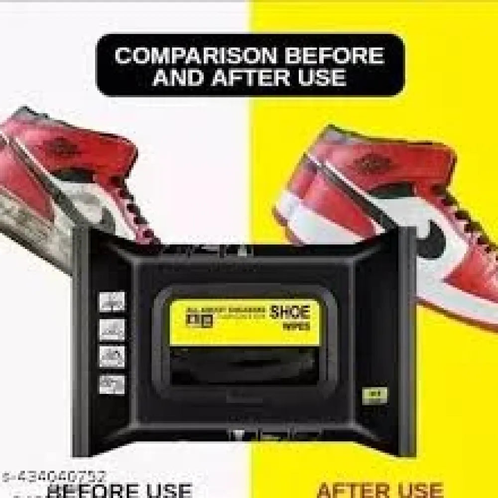 Natural sneaker cleaner wipes