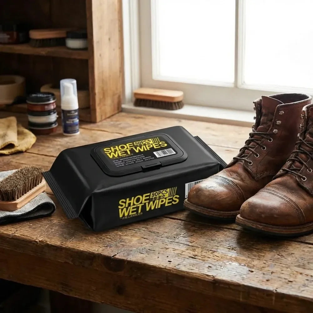 Natural sneaker cleaner wipes