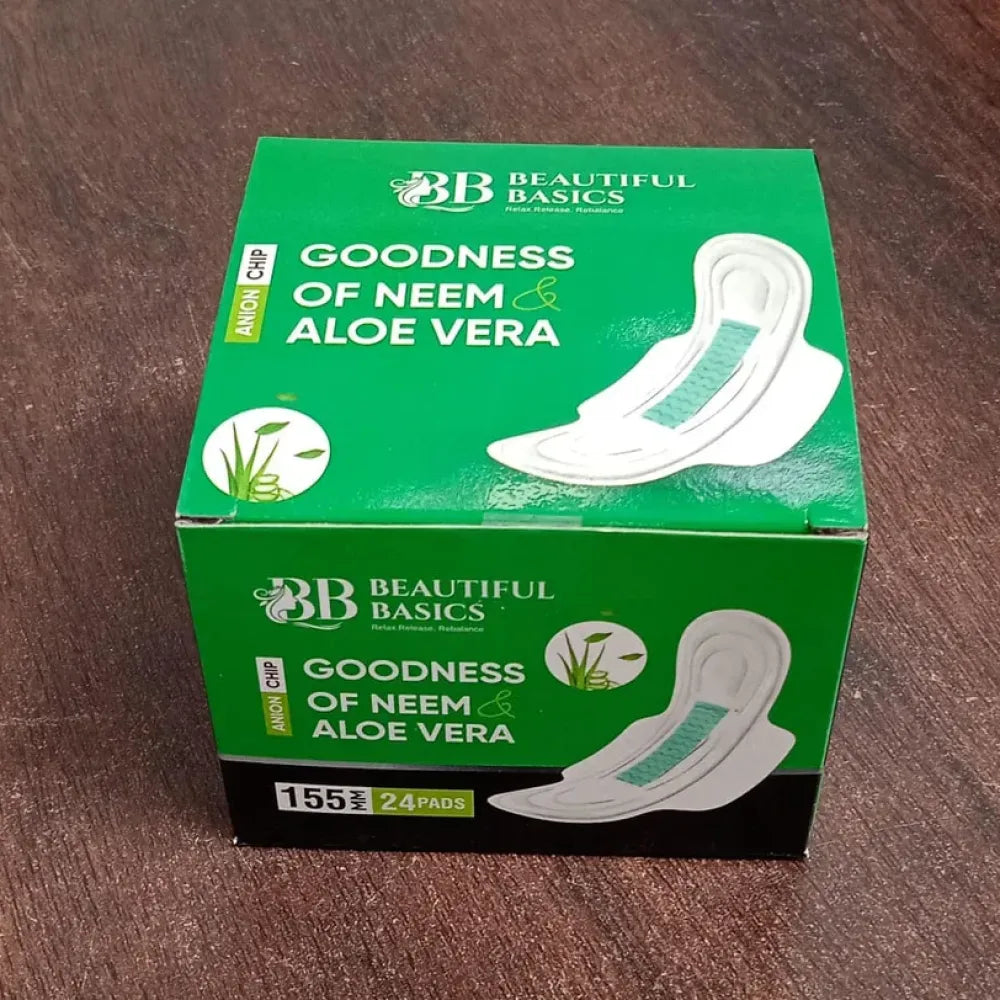 Neem & aloe vera sanitary pads (24 pads) - health care
