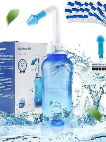 Neti Pot for Sinus Cleaning | BPA-Free Nose Wash Cleaner for Adults & Kids