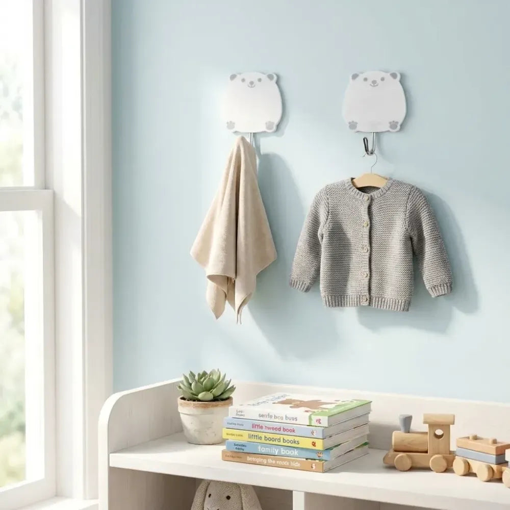 No-drill strong adhesive hooks - home improvement