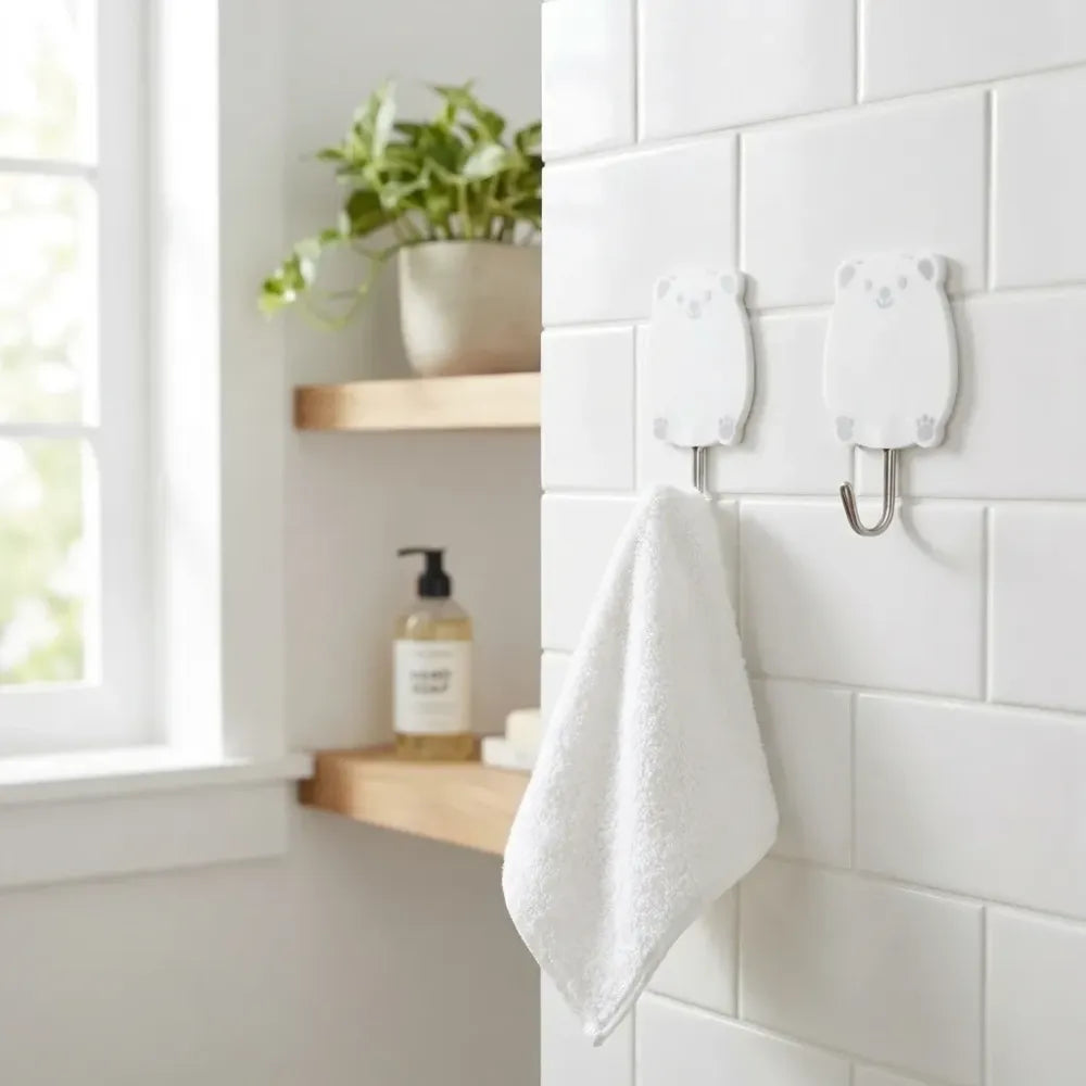 No-drill strong adhesive hooks - home improvement
