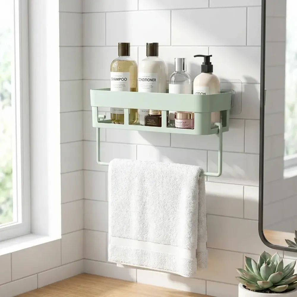 No-drill wall shelf - home improvement