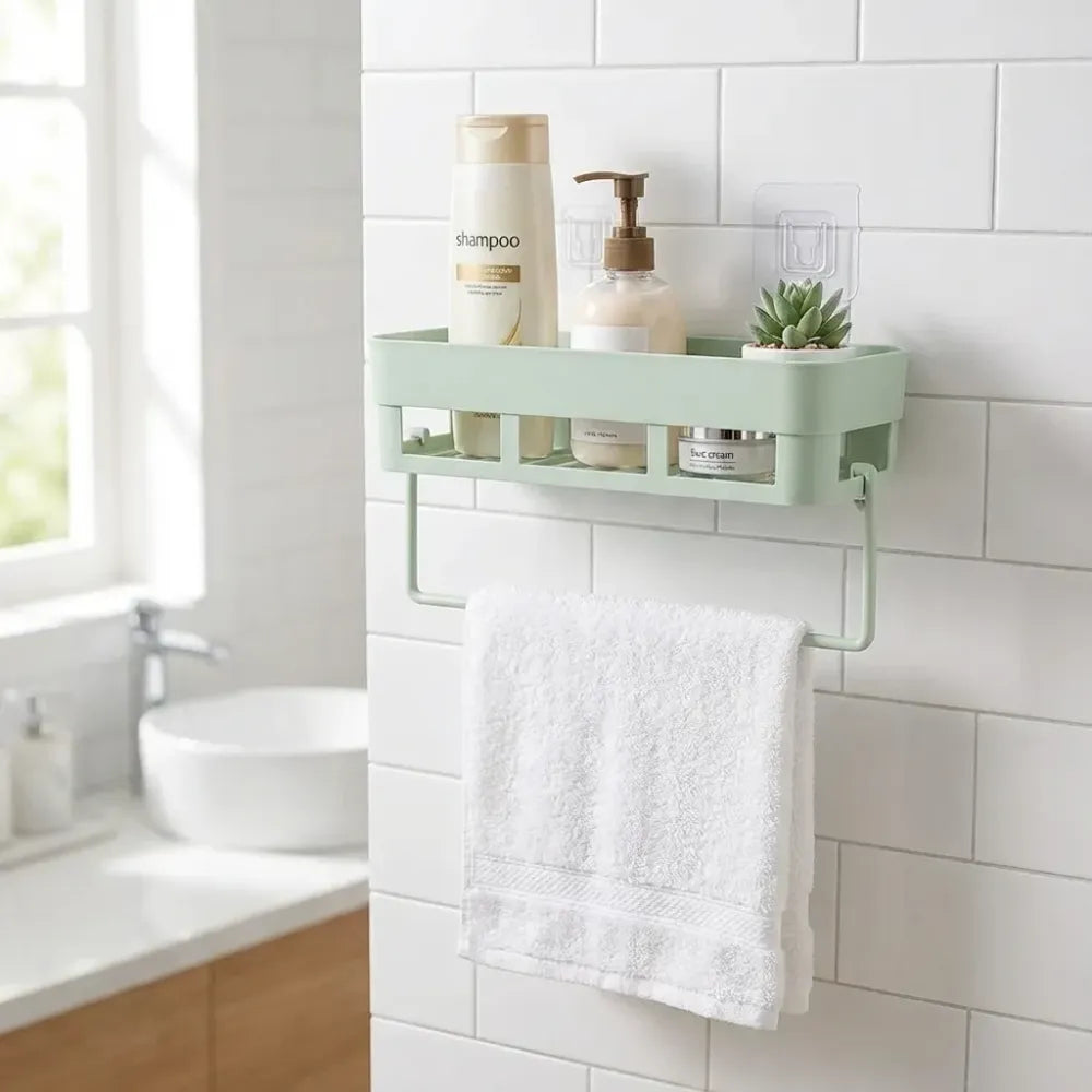 No-drill wall shelf - home improvement