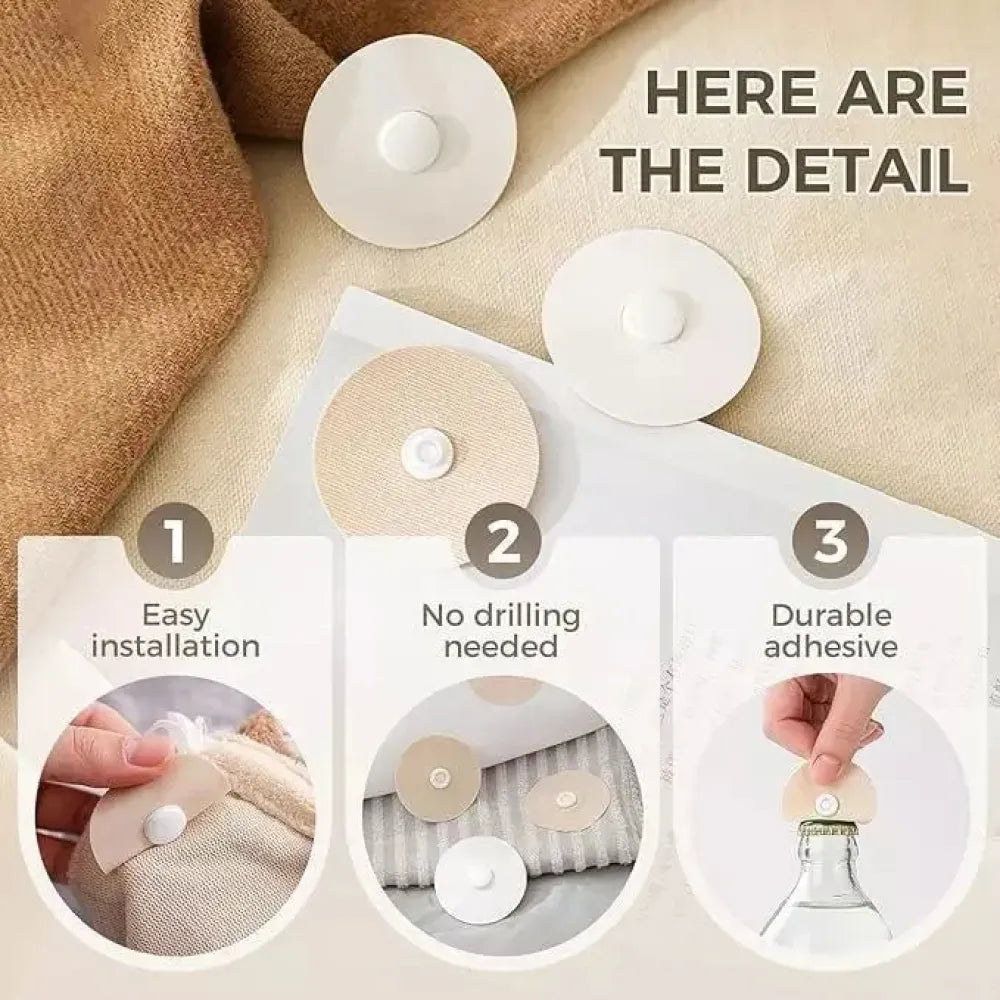 No-sew instant buttons - home essentials