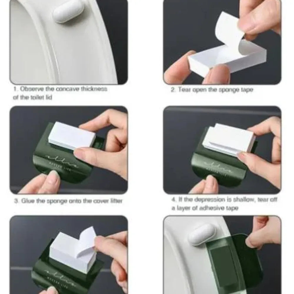 No-touch toilet seat lifters