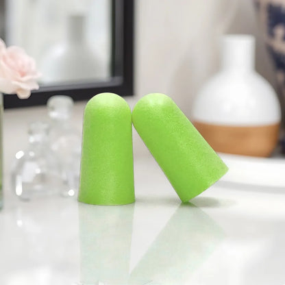Noise-reducing foam ear plugs - health care