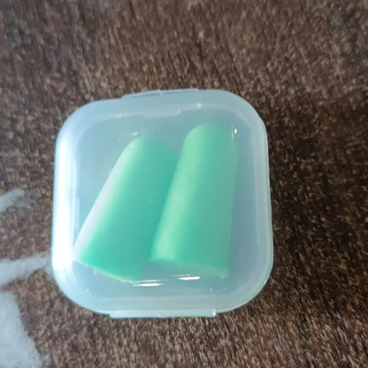 Noise-reducing foam ear plugs - health care