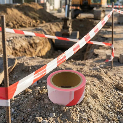 Non-adhesive safety barrier tape - home improvement