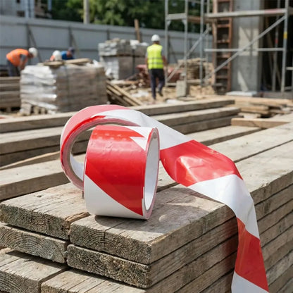 Non-adhesive safety barrier tape - home improvement