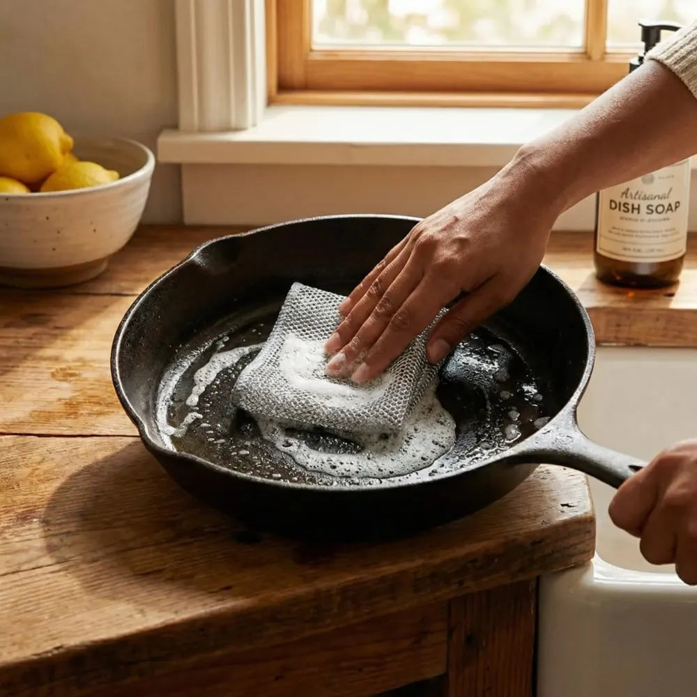 Non-scratch dishwashing wire cloth (pack of 10)