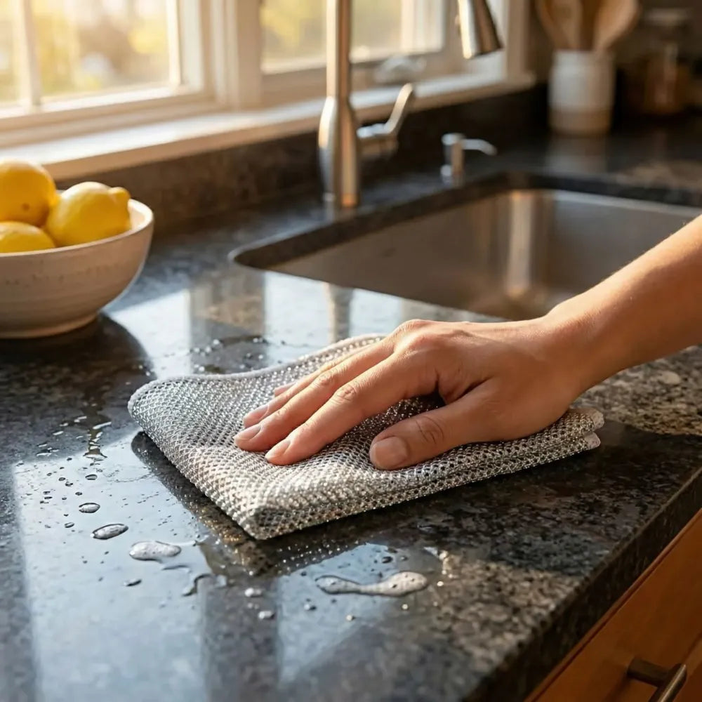 Non-scratch dishwashing wire cloth (pack of 10)