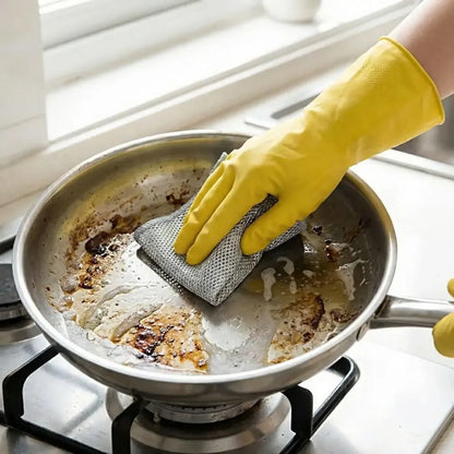 Non-scratch dishwashing wire cloth (pack of 10)