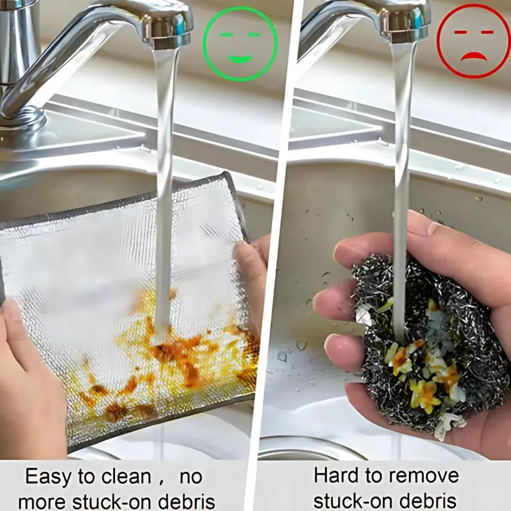 Non-scratch dishwashing wire cloth (pack of 10)