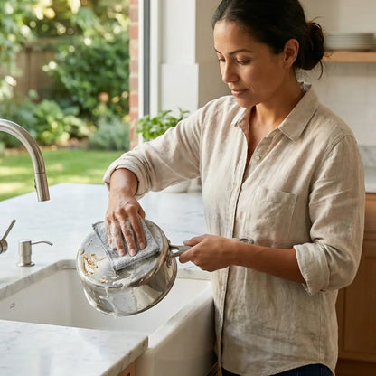 Non-scratch dishwashing wire cloth (pack of 10)