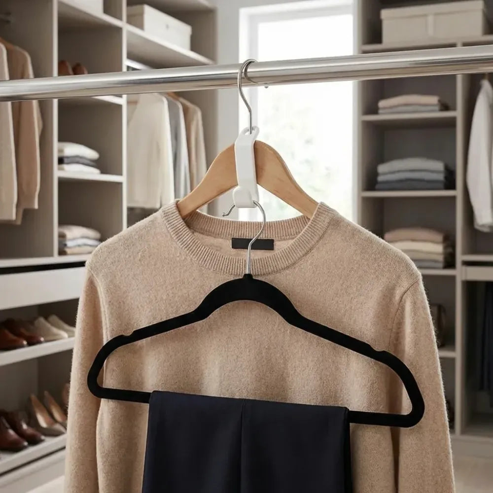 Non-slip clothes hangers - home improvement