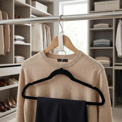 Non-slip clothes hangers - home improvement