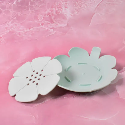 Non-slip plastic soap dish - home & kitchen