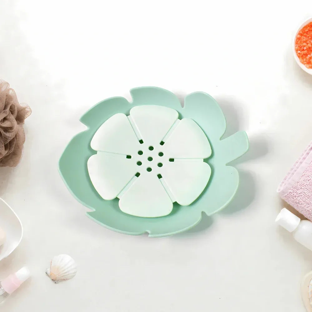 Non-slip plastic soap dish - home & kitchen