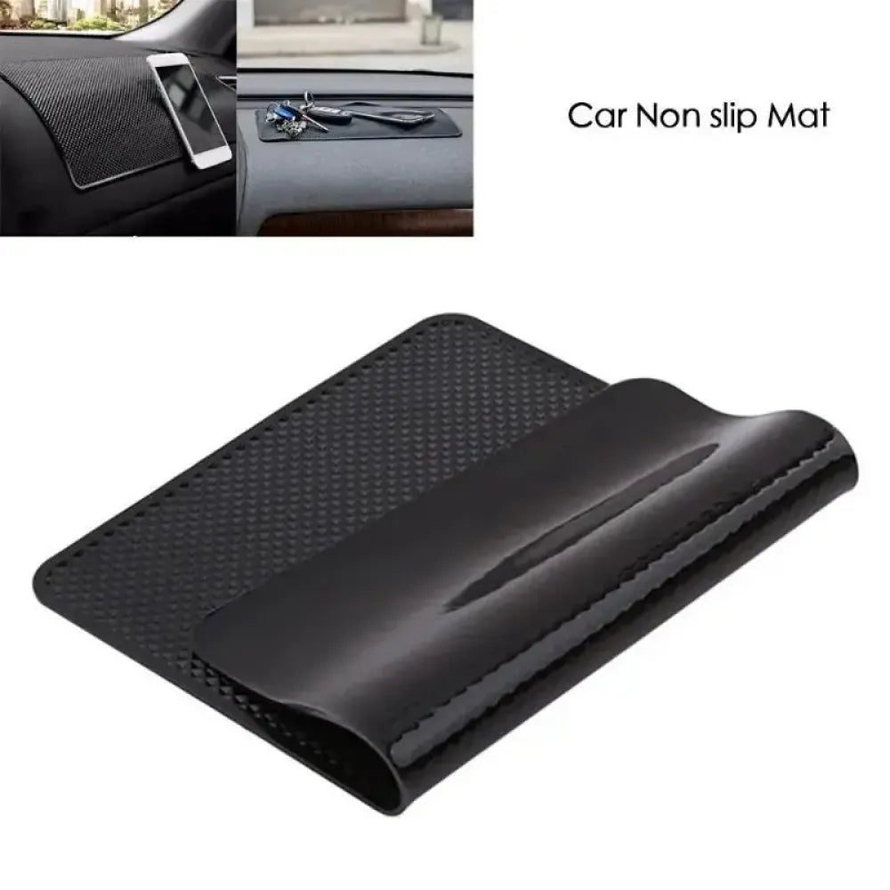 Non-slip silicone car dashboard mat