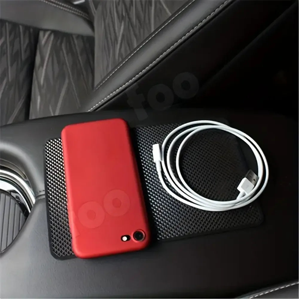 Non-slip silicone car dashboard mat