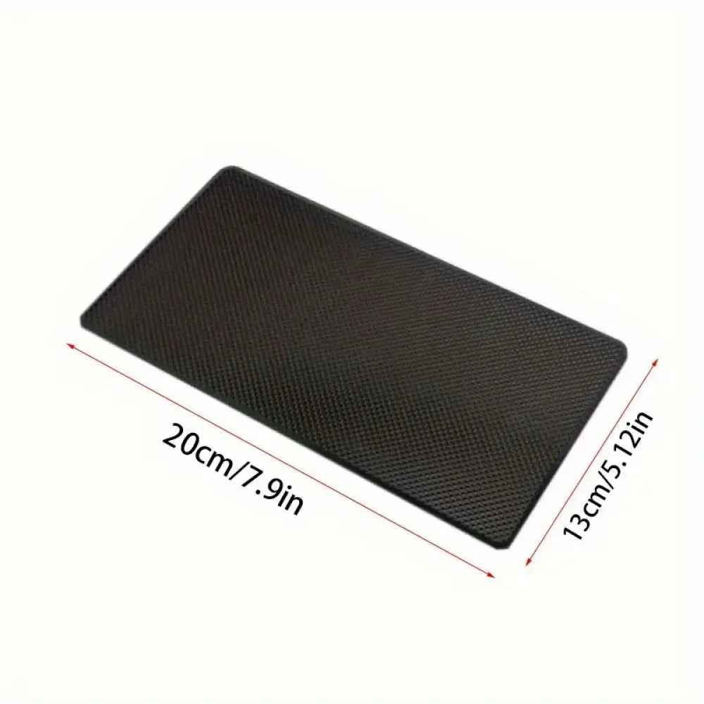 Non-slip silicone car dashboard mat