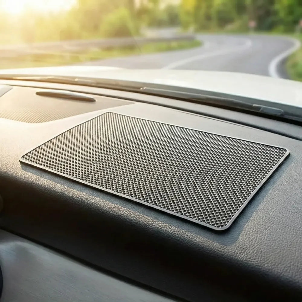 Non-slip silicone car dashboard mat