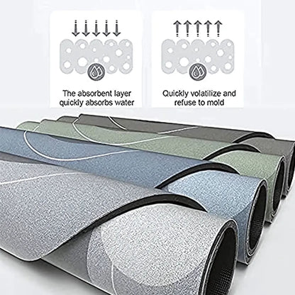 Non slip super absorbent mat (pack of 2)