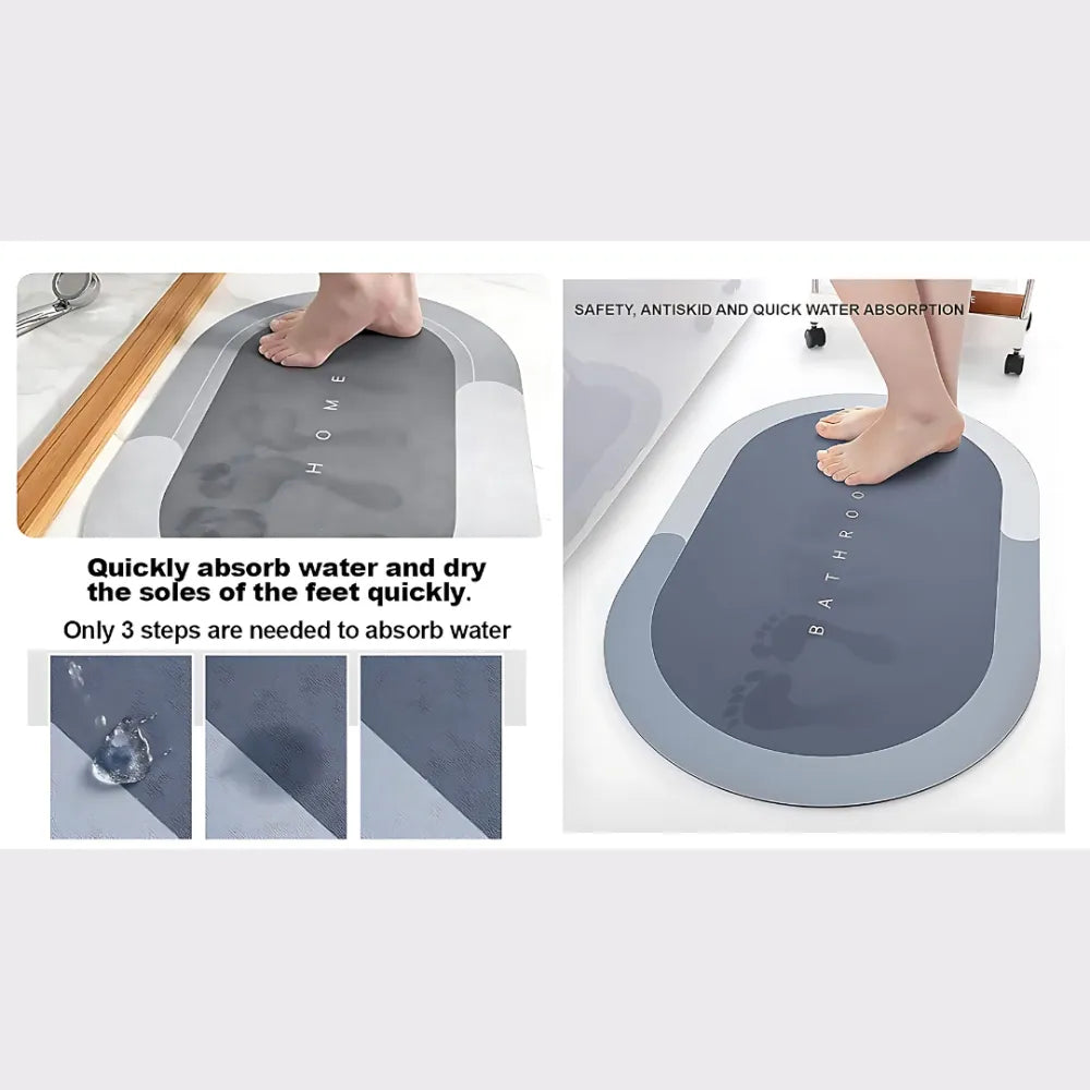 Non slip super absorbent mat (pack of 2)