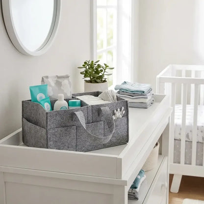 Nursery storage organizer-foldable and portable for travelling