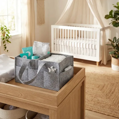 Nursery storage organizer-foldable and portable for travelling