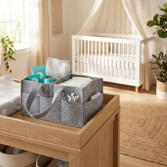 Nursery storage organizer-foldable and portable for travelling