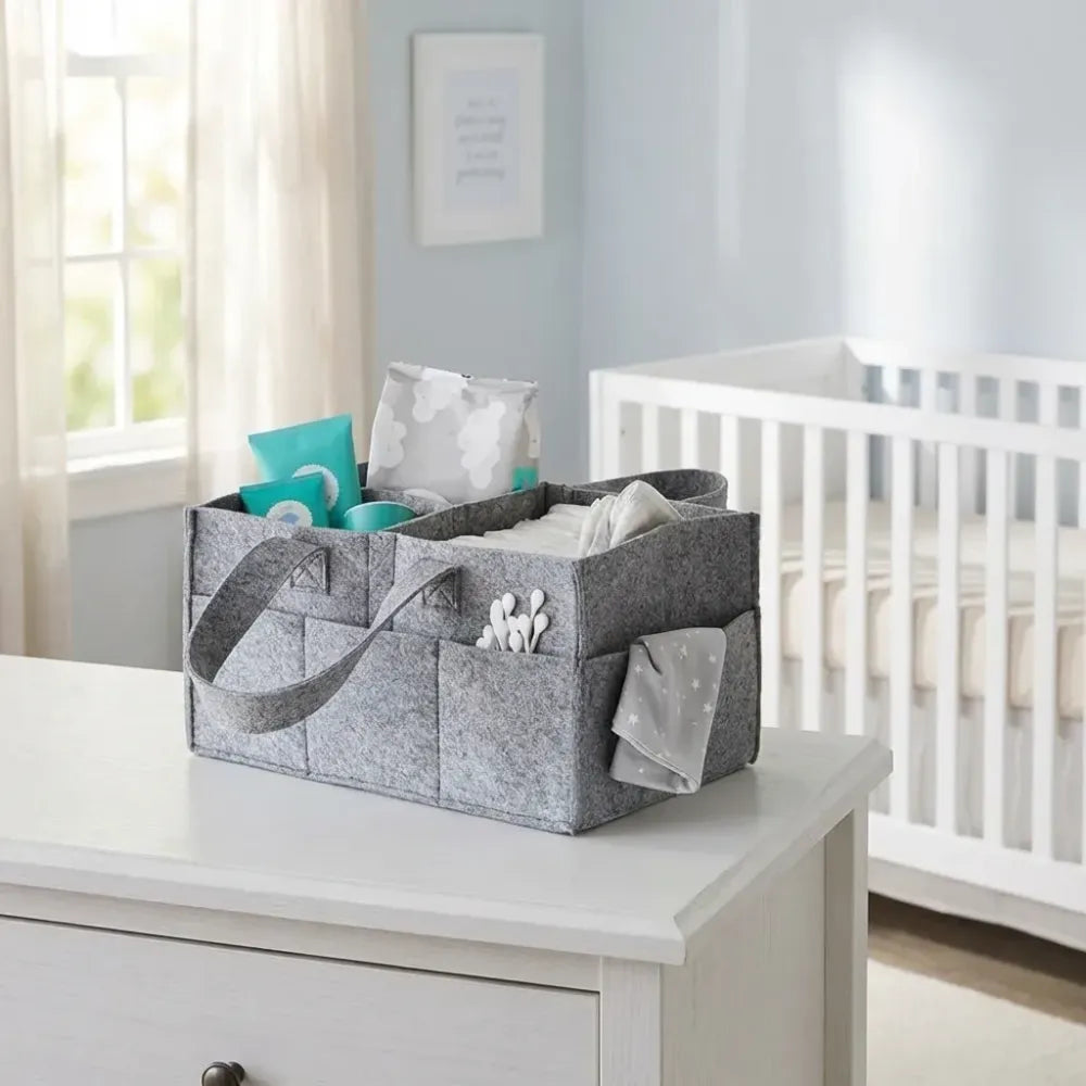 Nursery storage organizer-foldable and portable for travelling