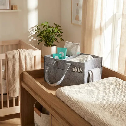 Nursery storage organizer-foldable and portable for travelling